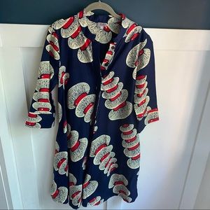 Zuri printed dress w pockets | Sz M